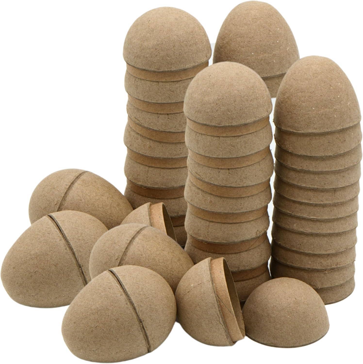 4E's Novelty - Wholesale DIY Craft Kit - 4E's Novelty 12 Pack DIY Paper Mache Easter Eggs – Paintable & Fillable for Easter Crafts7