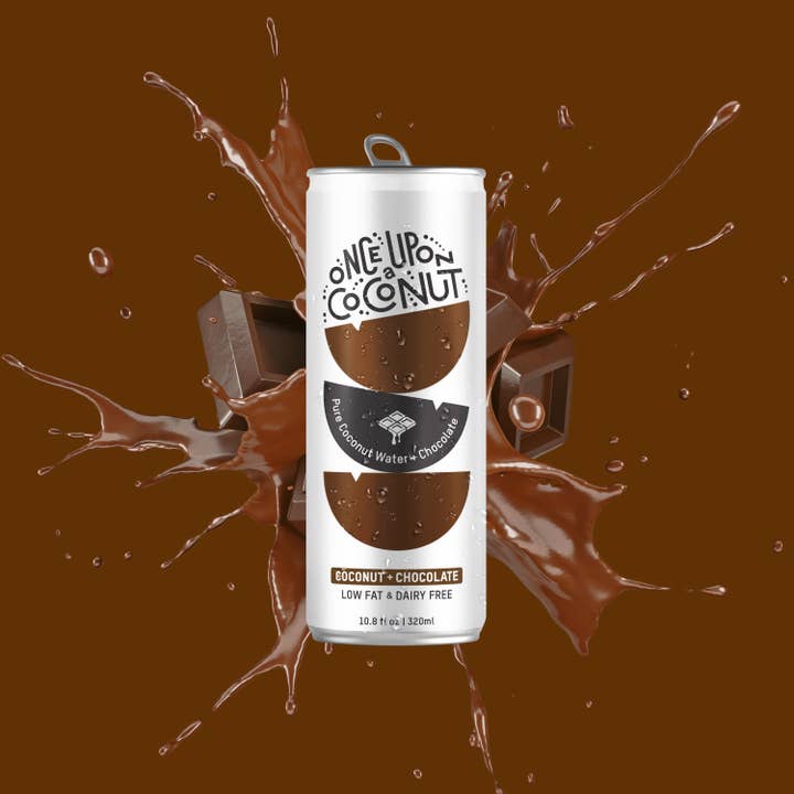 Once Upon a Coconut - Wholesale Flavored/Infused Water (Non-Carbonated) - Coconut Water + Chocolate