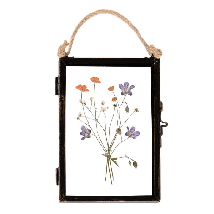 Rinkit Ltd - Wholesale Picture Frame - 4" x 6" Black Hanging Metal Photo Frame - by Nicola Spring