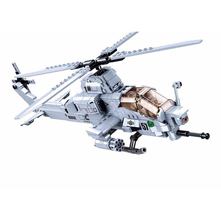 M38-B0838/Modelbricks attack helicopter for wholesale by Sluban Europe BV