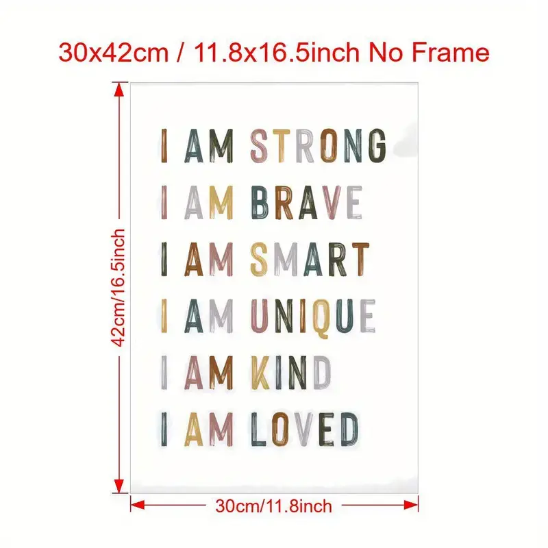 Mansa Bois - Vendita all'ingrosso Poster - Poster in tela, con citazioni ispiratrici, decorazione per classe, pioggia, 1 pezzo1