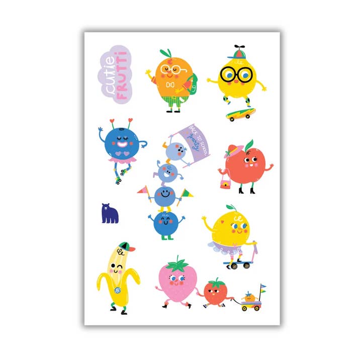 Cutie-Frutti pour la vente par Four Bears Sticker Club