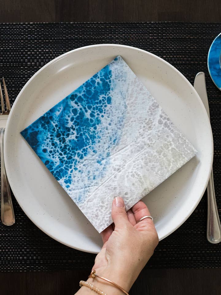 Servilletas de papel para playa de 3 capas tamaño grande (paquete de 50) ¡SIN ARANCEL! para venta al por mayor de Lynn & Liana Designs