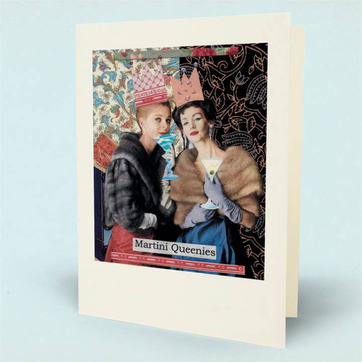 Cartão Martini Queenies por atacado de Mina Lee Studio