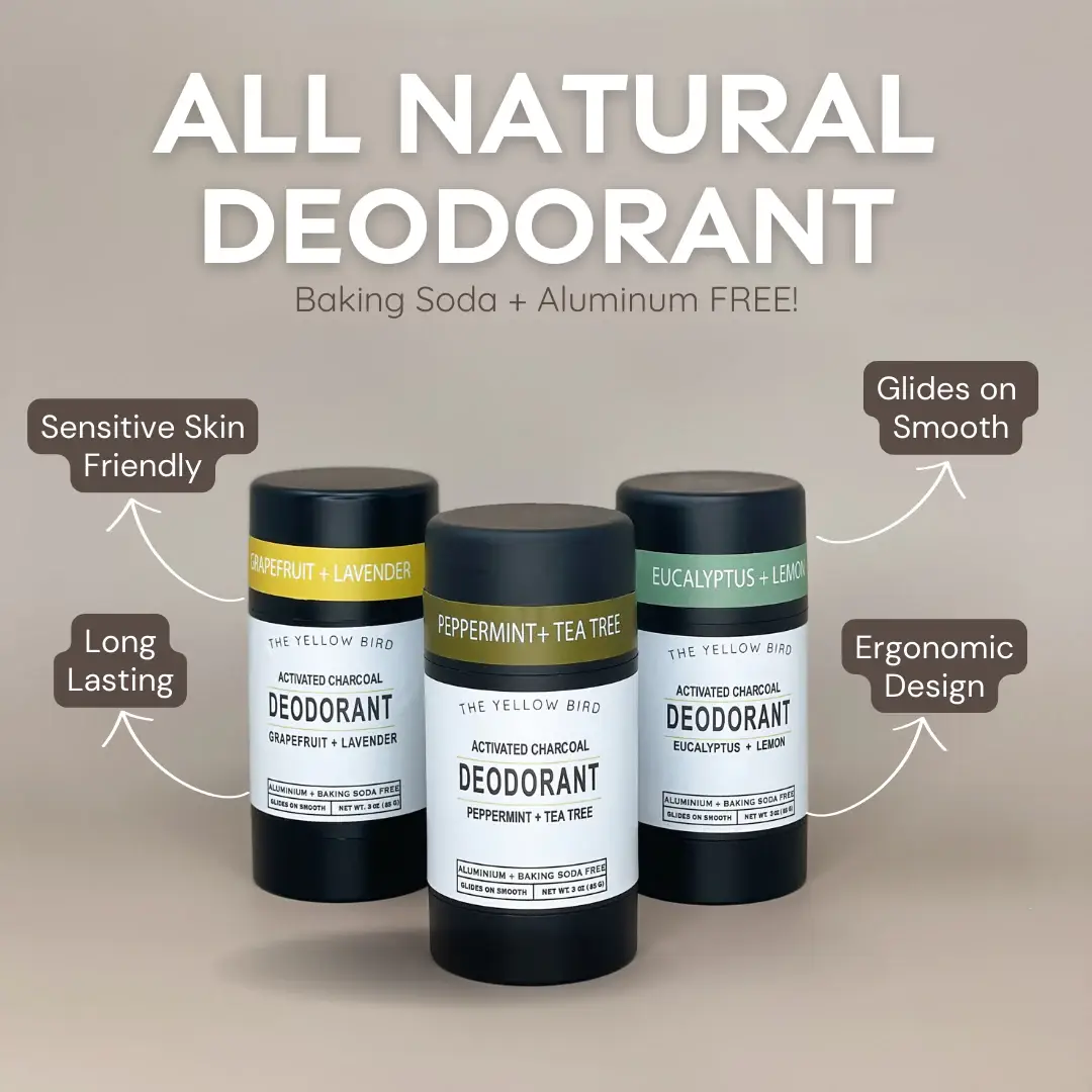 The Yellow Bird - Vente Déodorant – unisexe - Tout déodorant naturel1