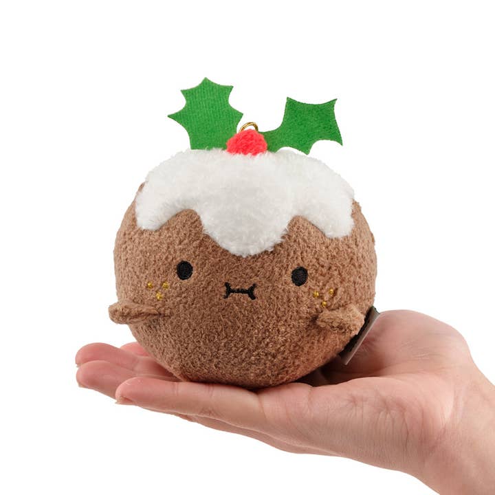 Noodoll - Wholesale Stuffed/Plush Toy - Kids & Baby - Mini Plush Toy - Ricemaspud - Brown Christmas Pudding3