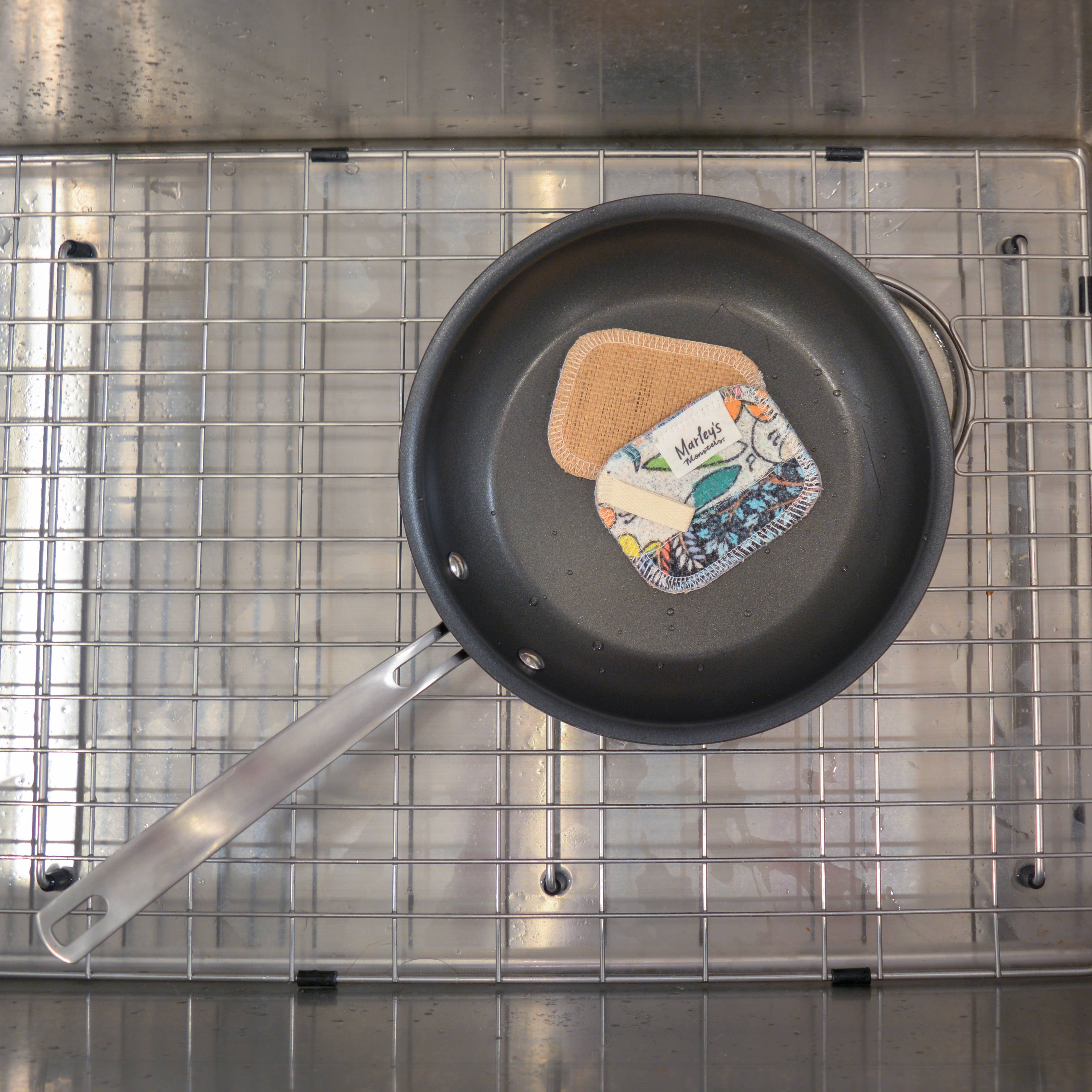 Marley's Monsters - Vente Éponges de nettoyage - Épurateurs en feutre Scrap : lot de 2 - Boîte de 62