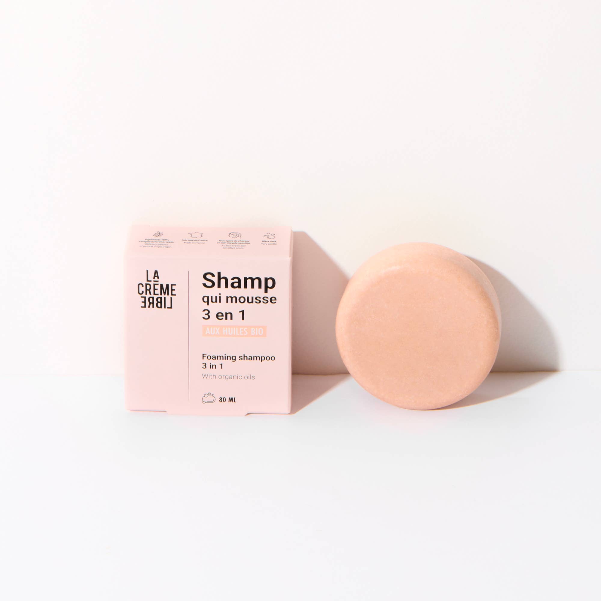 LA CREME LIBRE - Wholesale Shampoo Puck/Solid Shampoo - Organic solid shampoo