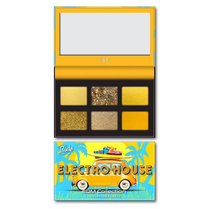 Rude Cosmetics - Wholesale Eyeshadow Palette - EDM Collection Color Themed Vibrant Eyeshadow
