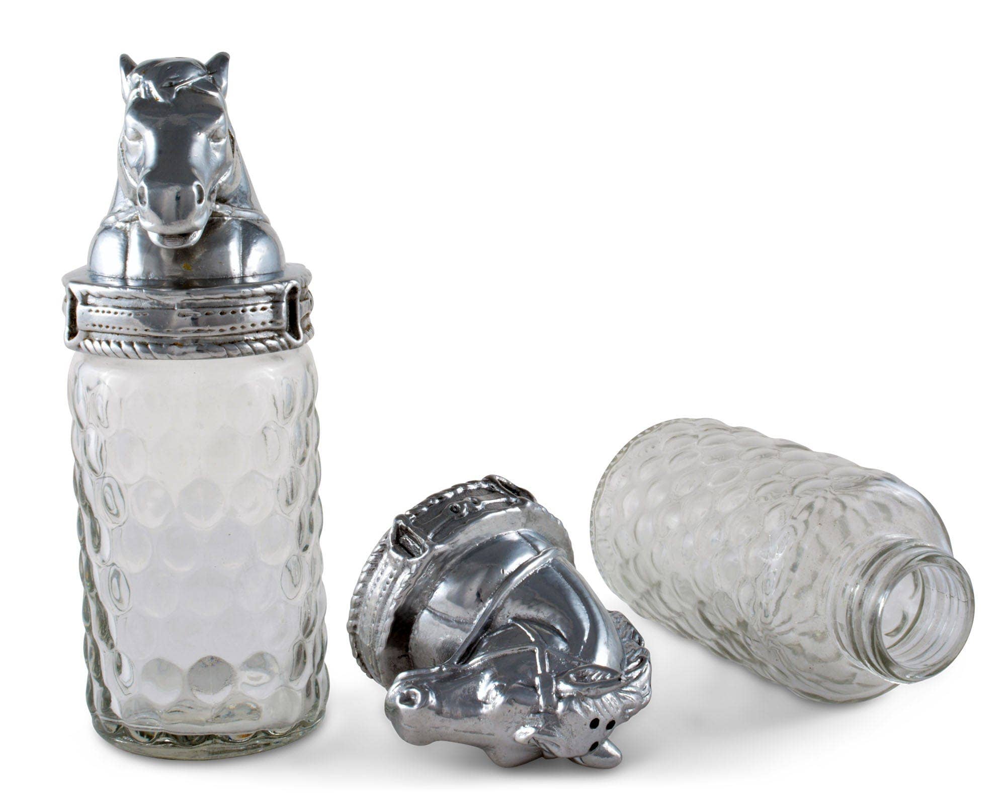Arthur Court - Wholesale Salt & Pepper Shaker Set - Horse Salt and Pepper Set3