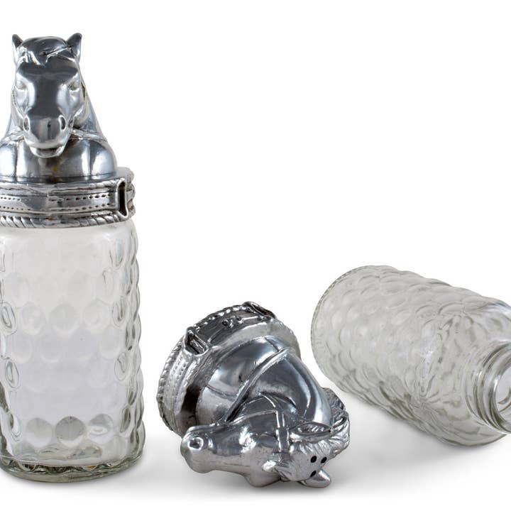 Arthur Court - Wholesale Salt & Pepper Shaker Set - Horse Salt and Pepper Set3