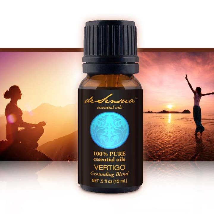 VERTIGO, Grounding Blend – 100% Pure Blend Helps Reduce Dizziness, Vertigo and Nausea. Bring Your Feet Back Firmly to the Ground. Supports Nerve Health and the Immune System for wholesale by deSensua Oils
