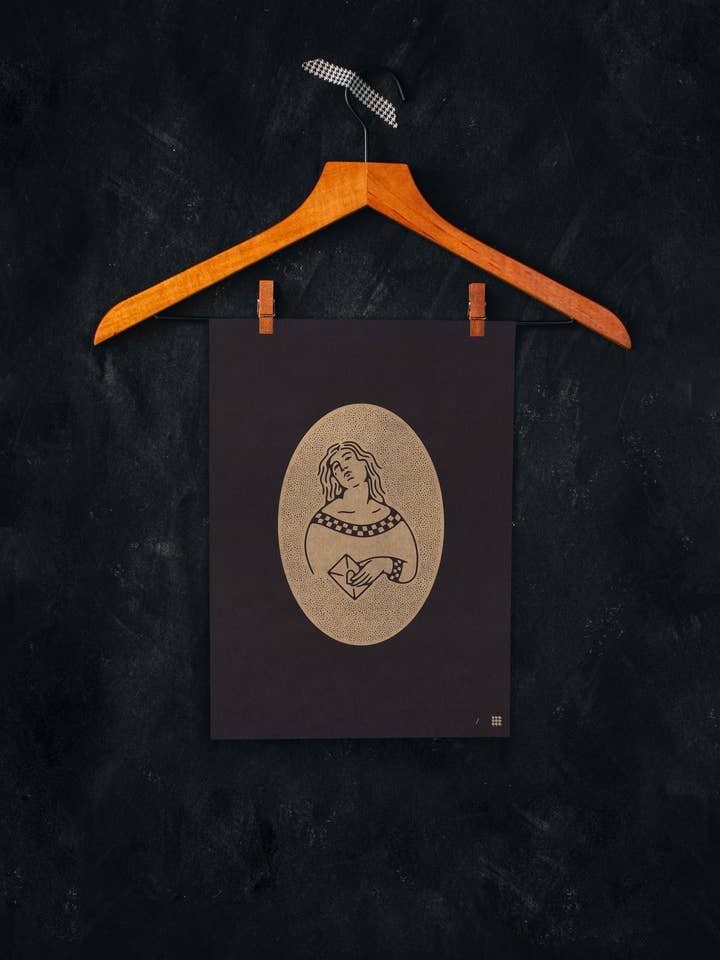 Left on Read Risograph Print for wholesale by Houndstooth Design + Supply Co