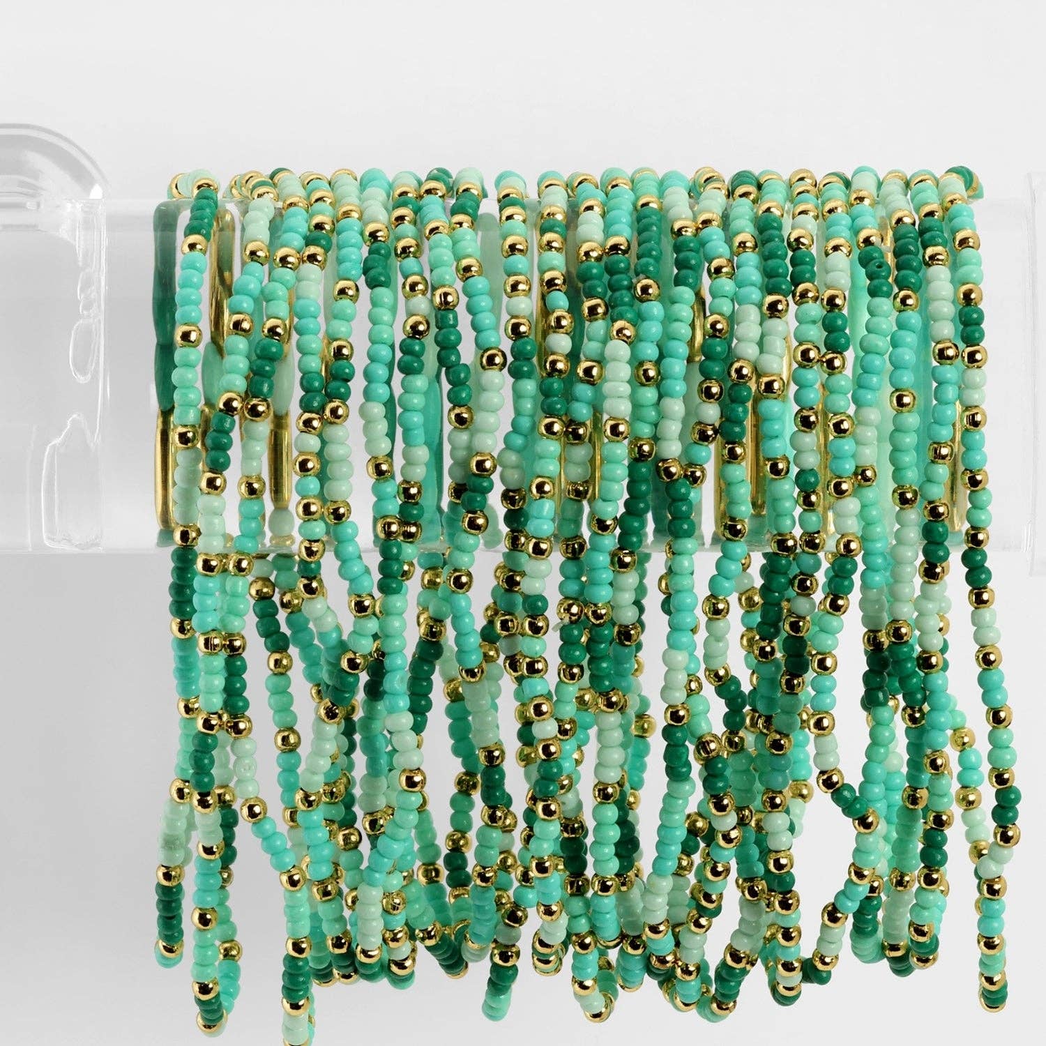 Splendid Iris - Wholesale Beaded Bracelet - Assorted 2mm Stretch Seed Bead Bracelets12