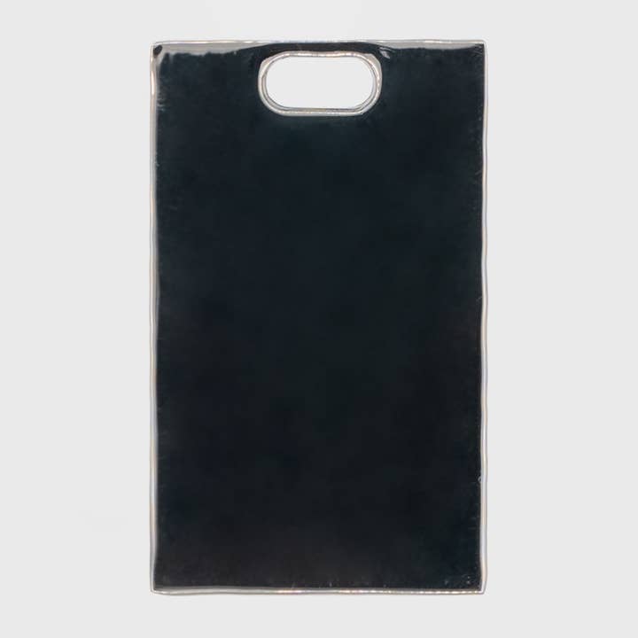 Gifa Accessori - Wholesale Decorative Tray - Rectangular zamak plate with colored logo