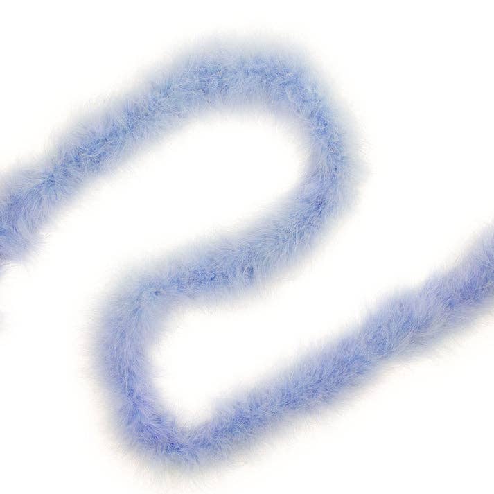 Marabou Boas Solid Colors - Sky Blue - 2.5" X 2YRDS for wholesale by Zucker Feather Products