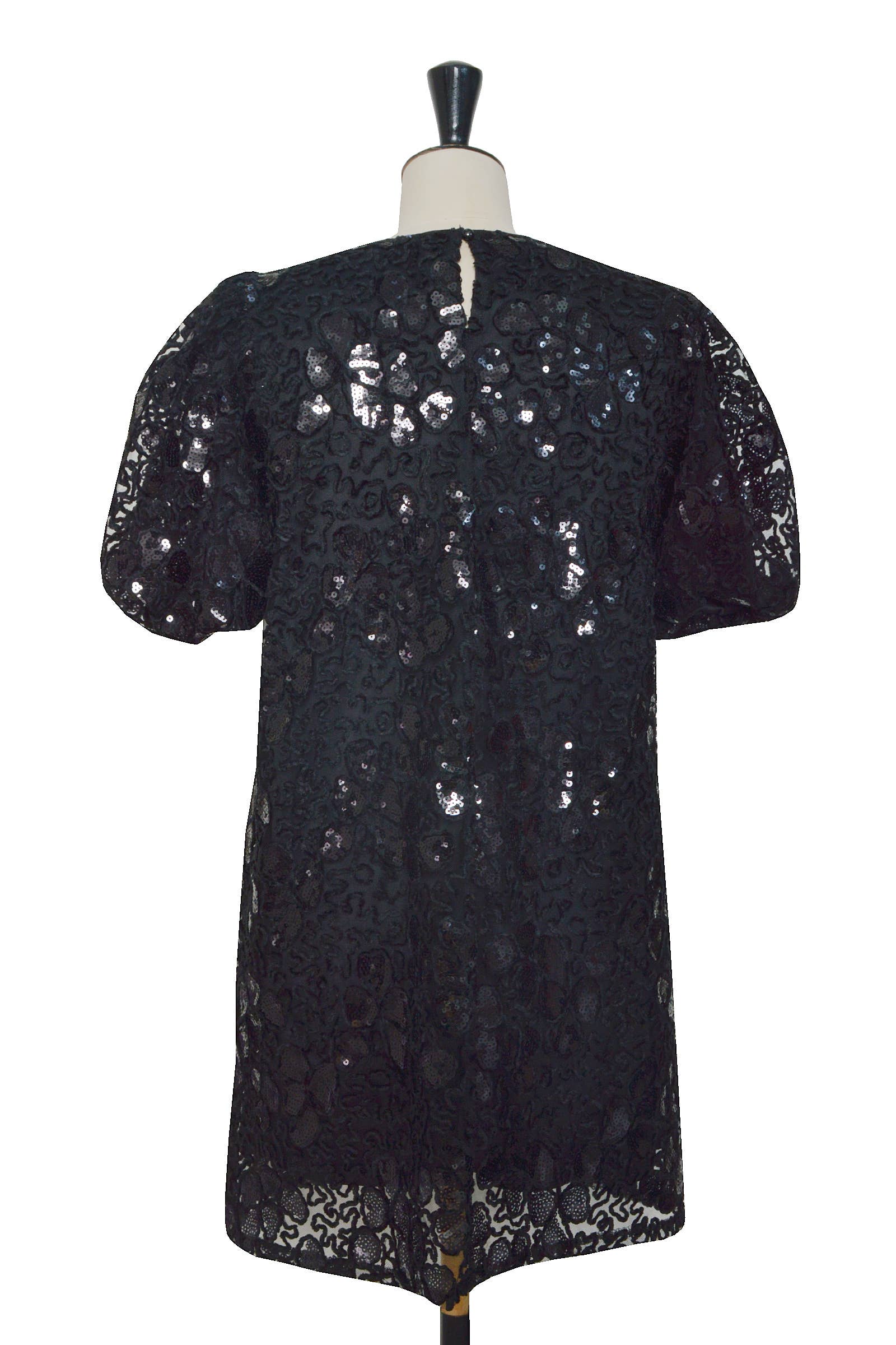 ELLI WHITE – wholesale Dress – Women's – Embossed pattern dress with sequins3