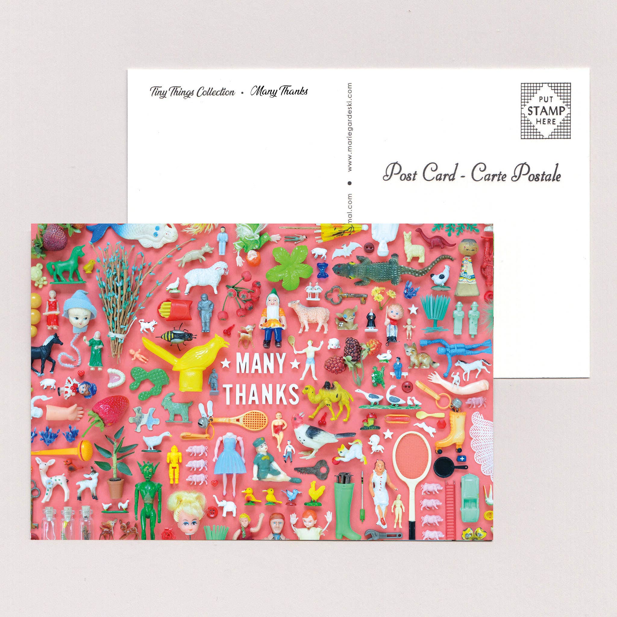 Imaginary Animal - Vendita all'ingrosso Set di cartoline - Assortimento di cartoline Tiny Things Collection 64