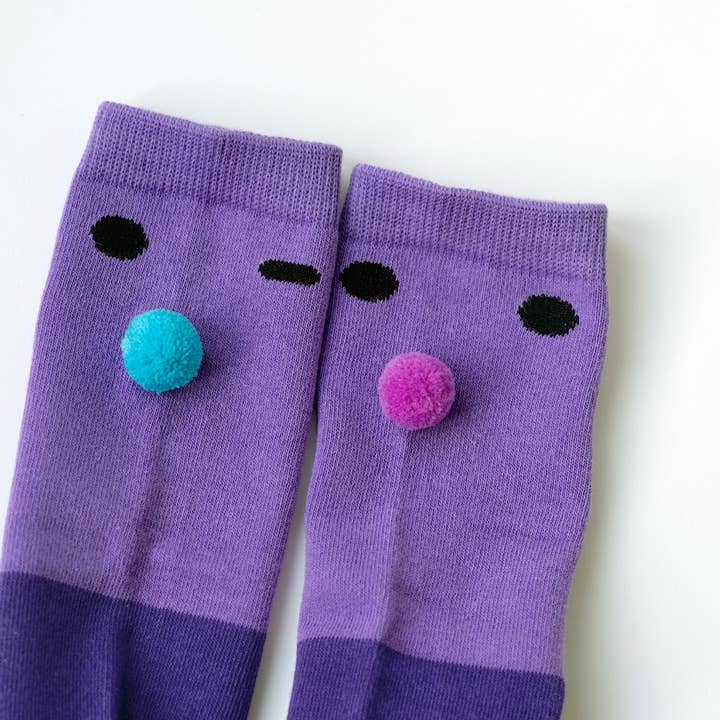 BOXBO - Wholesale Socks – Child - Long Violet Socks for Kids & Baby3
