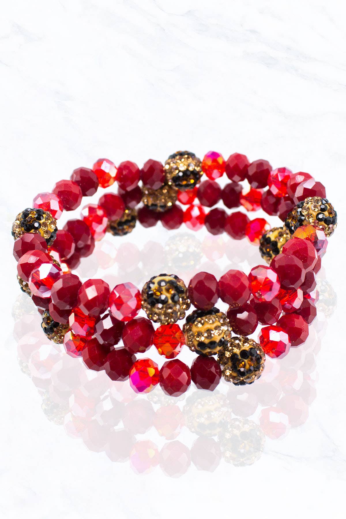 Suzie Q USA - Venta al por mayor Pulsera de cuentas - Pulsera Bola Bead & Leo Stone22