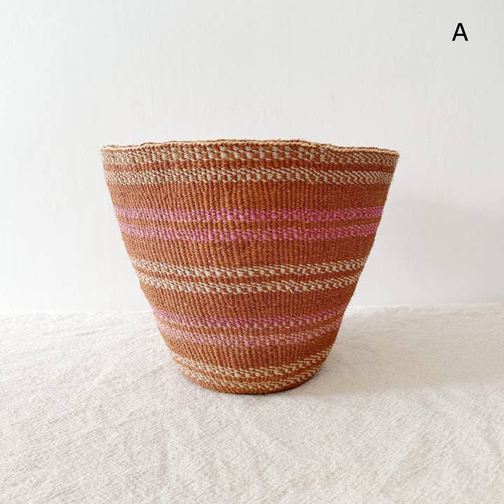 Amsha - Wholesale Basket - Fine Weave Storage Plant Basket- Assortment 521 (OOAK)