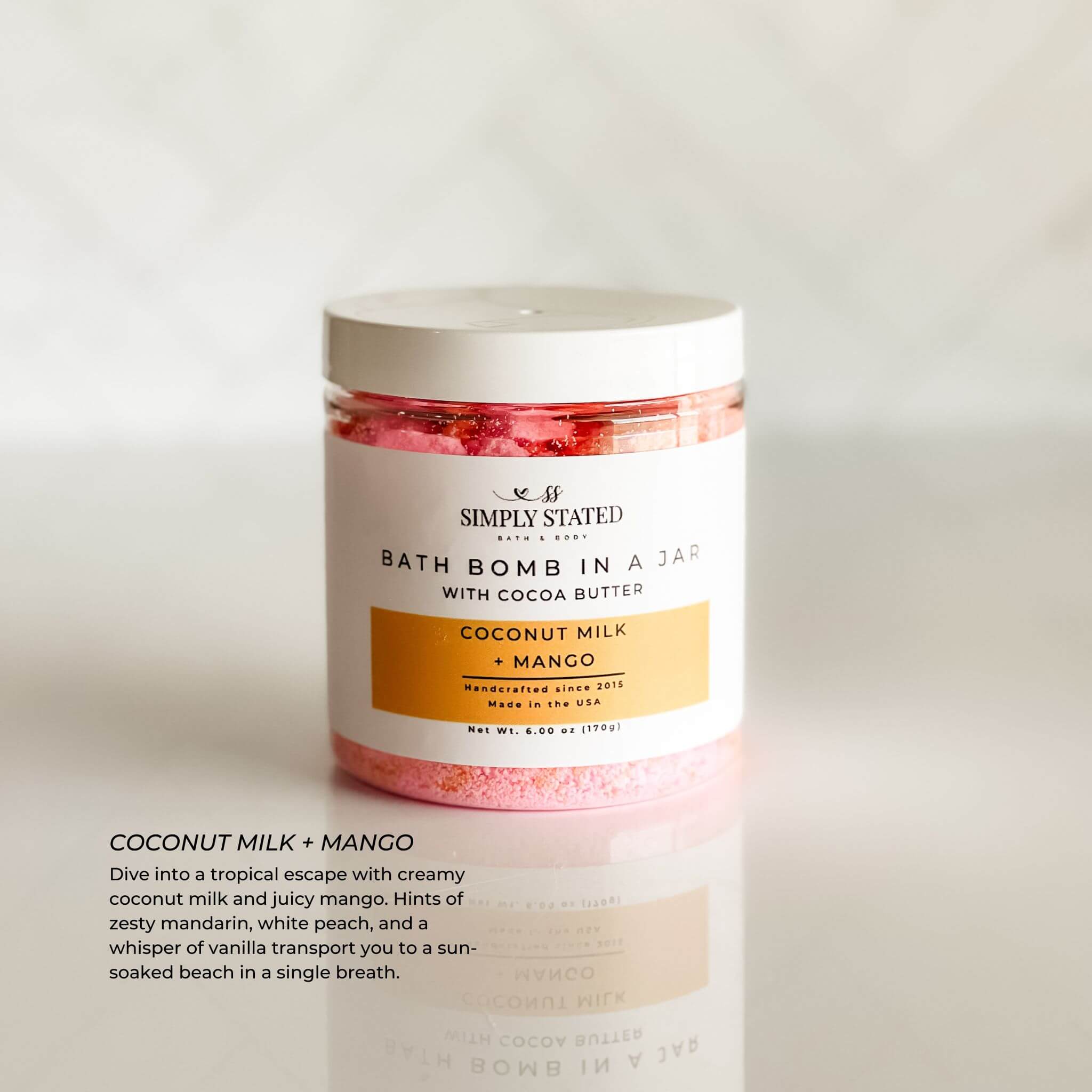 Simply Stated Bath & Body - Wholesale Bath Bomb/Fizz - Signature Bath Bomb in a Jar – Bath Fizzy Soak0