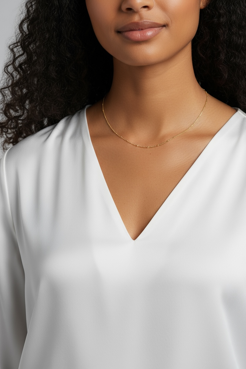 GoldFi - Wholesale Link & Chain Necklace - 18k Gold Filled 1mm Satellite Chain Available in 16", 18", 24