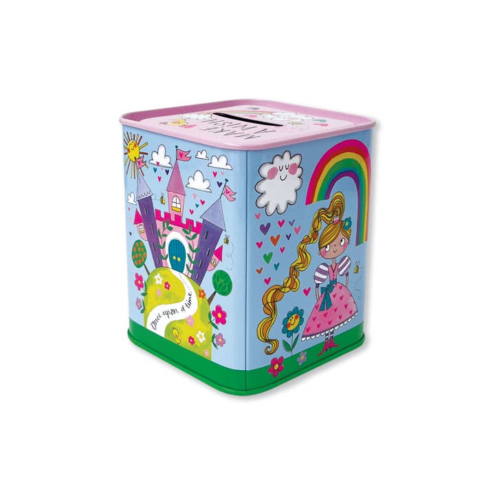 Rachel Ellen Designs – Großhandel Geld-/Sparschwein – Kinder & Baby – Sparbüchse - Wünsch dir was/Märchenprinzessin2