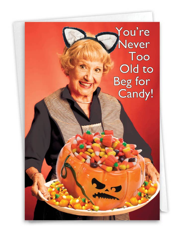 Halloween-kaart - smeek om snoep voor wholesale door NobleWorks