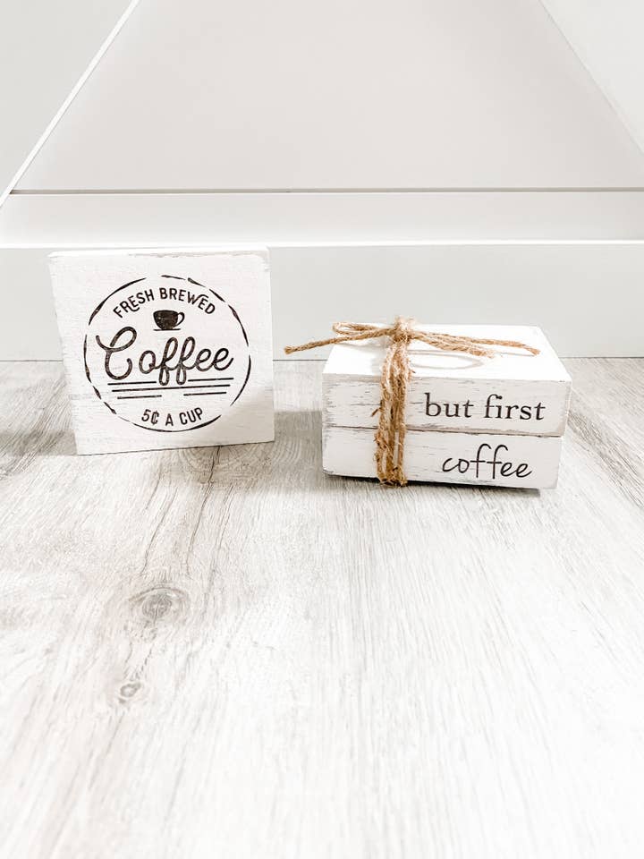 Ensemble de blocs de bois de café pour la vente par Paper + Pallet