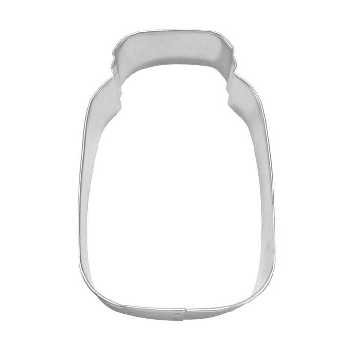 Mason Jar 4 inch Cookie Cutter for wholesale by The Cookie Cutter Shop
