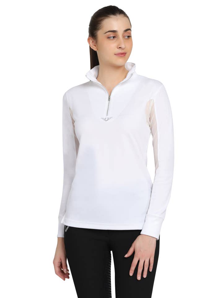JPC Equestrian - Wholesale Athletic top – Women′s - TuffRider Ladies Ventilated Technical Long Sleeve Sport Shirt1