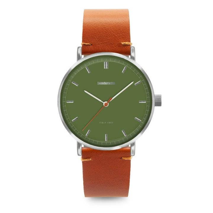 Cesare 40 Cuir Vert pour la vente par Lambretta Watches