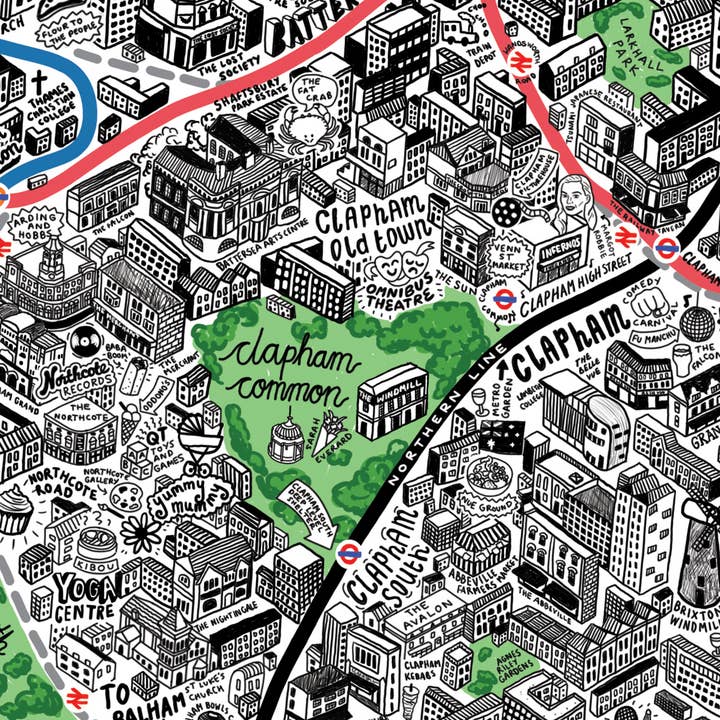 Evermade - Wholesale Puzzle - Adult - 1000 Piece Jigsaw Hand Drawn Map of London6