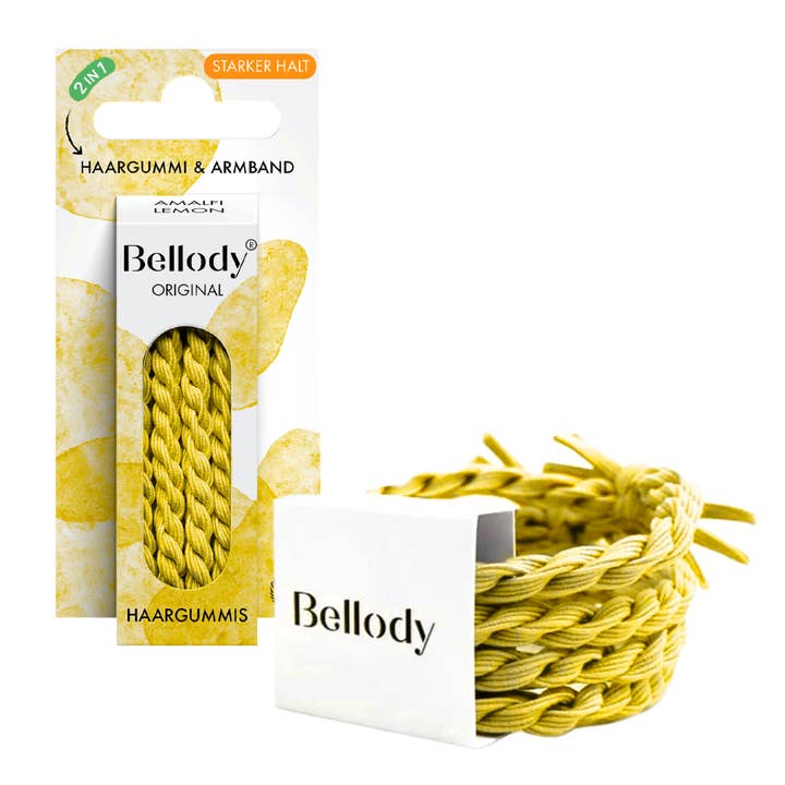 NEU - Haargummis Lemon - Bellody® (4 Stück - Amalfi Lemon) für den Großhandel von Bellody GmbH