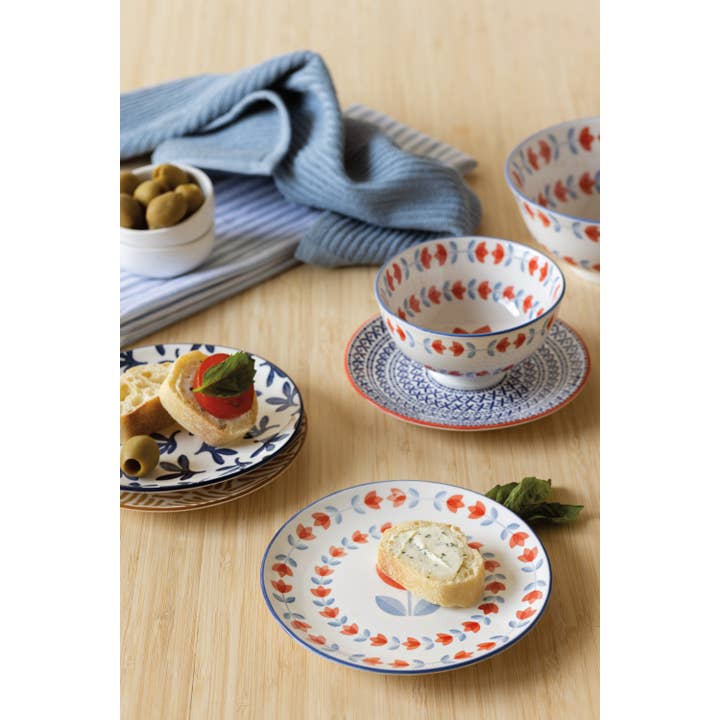 Now Designs by Danica - Wholesale Tea Towel - Slate Blue Ripple Dishtowel