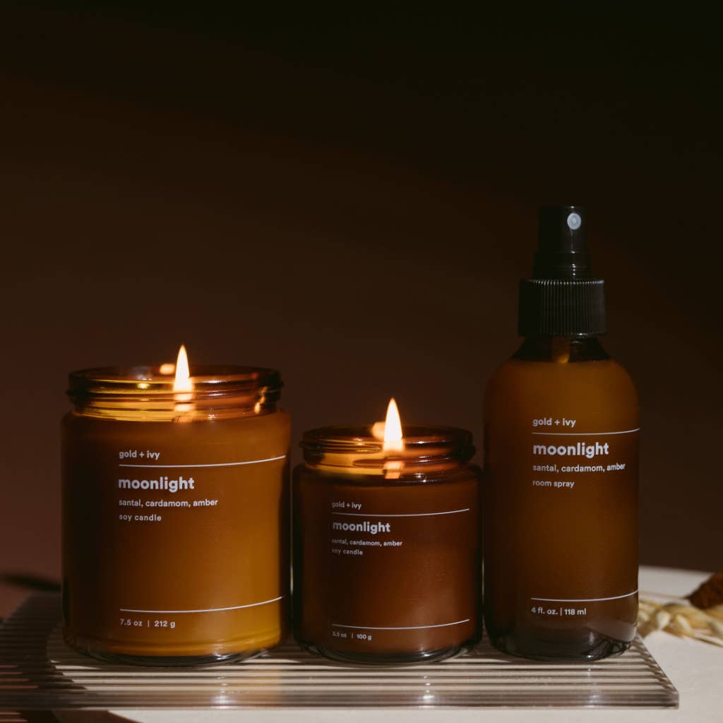 gold + ivy - Wholesale Room & Linen Spray - moonlight room spray - santal, cardamom, amber3