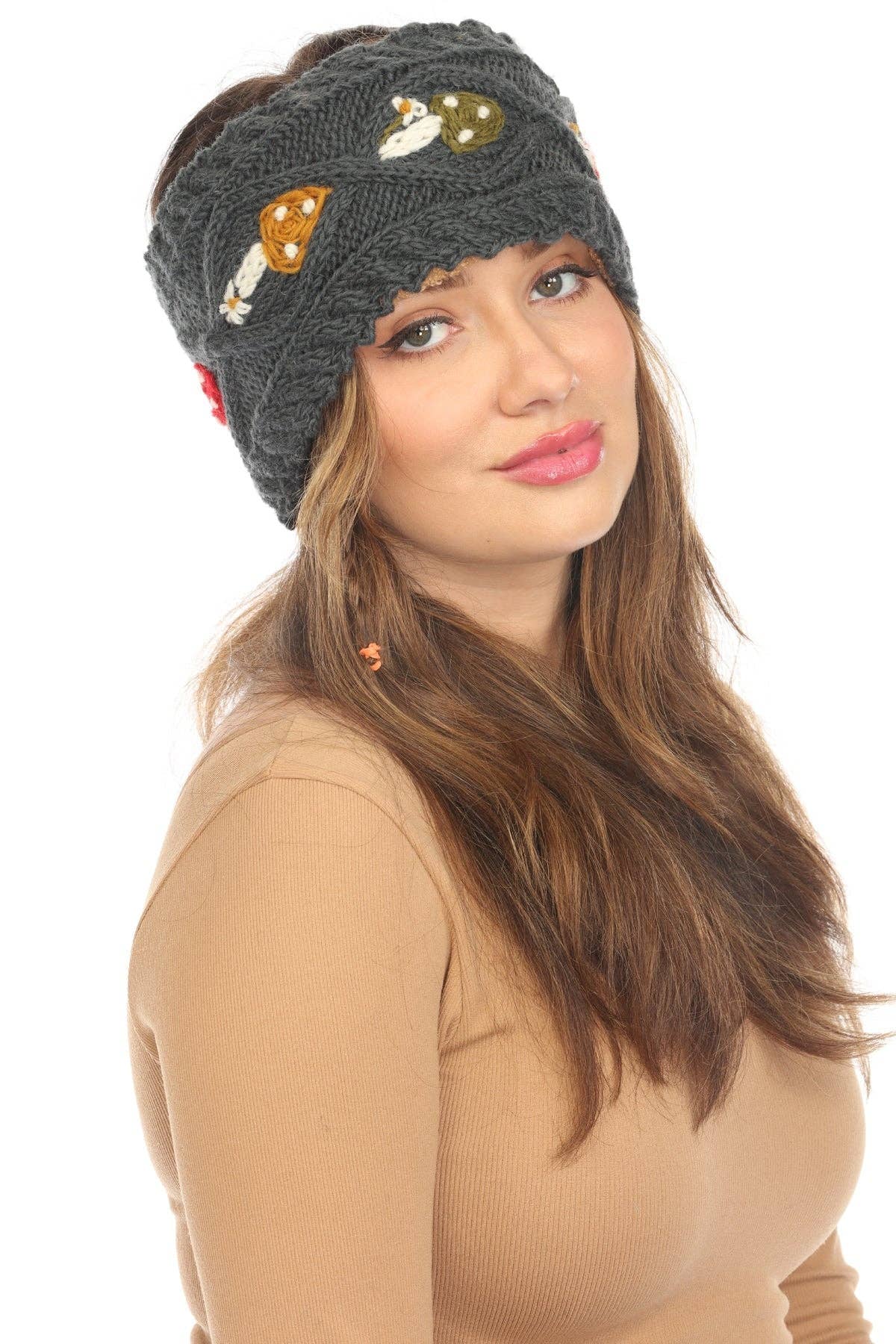 Lakhays Collection Inc. - Venta al por mayor Cinta para el pelo - Mujer - Diadema Mushroom Cable0