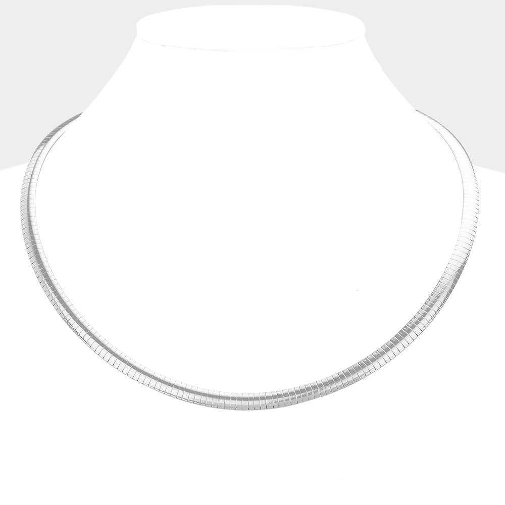 Sensibling Corp. - Vente Collier maille et chaîne - Collier à chaîne Omega de 20 pouces2