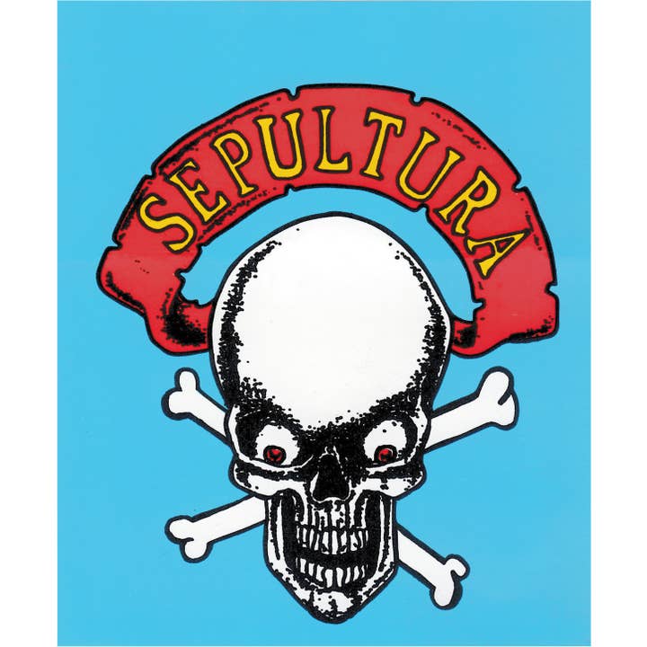 Square Deal Recordings & Supplies - Vente Autocollant - Autocollant - Sepultura - Logo avec crâne