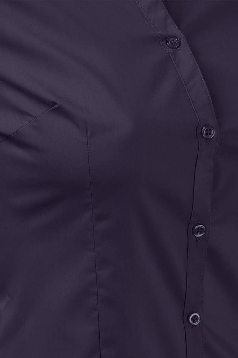 NINEXIS - Vente Chemise à col boutonné – femme - CWTDSL028_Chemises à col boutonné à manches longues41