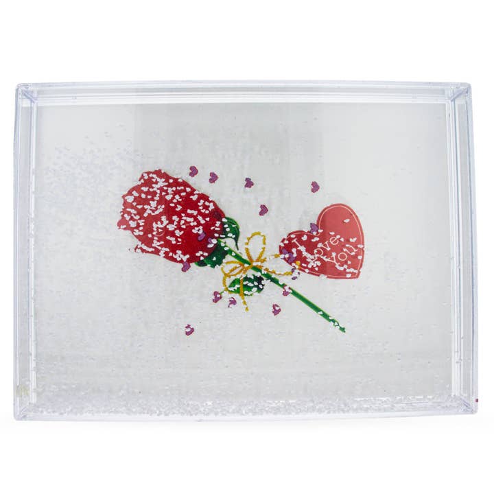 BestPysanky - Wholesale Picture Frame - Rectangular Clear Acrylic Plastic Water Globe Picture Frame