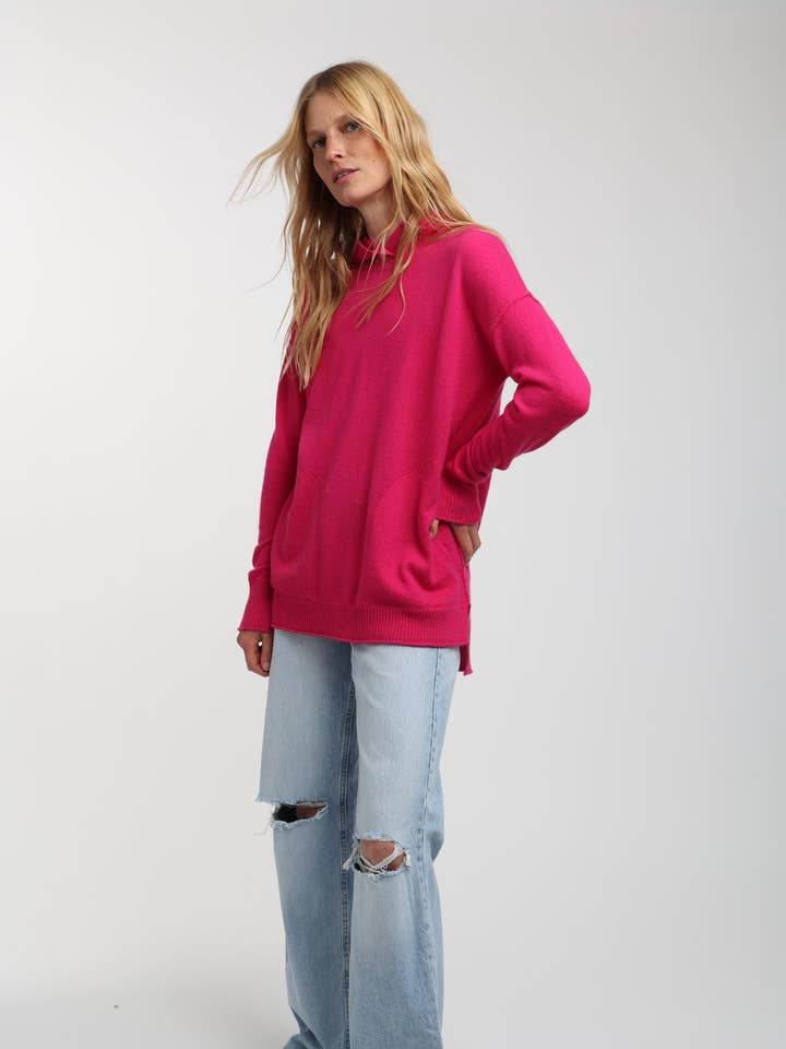 Chandra Cashmere Hoodie for wholesale by QUINN