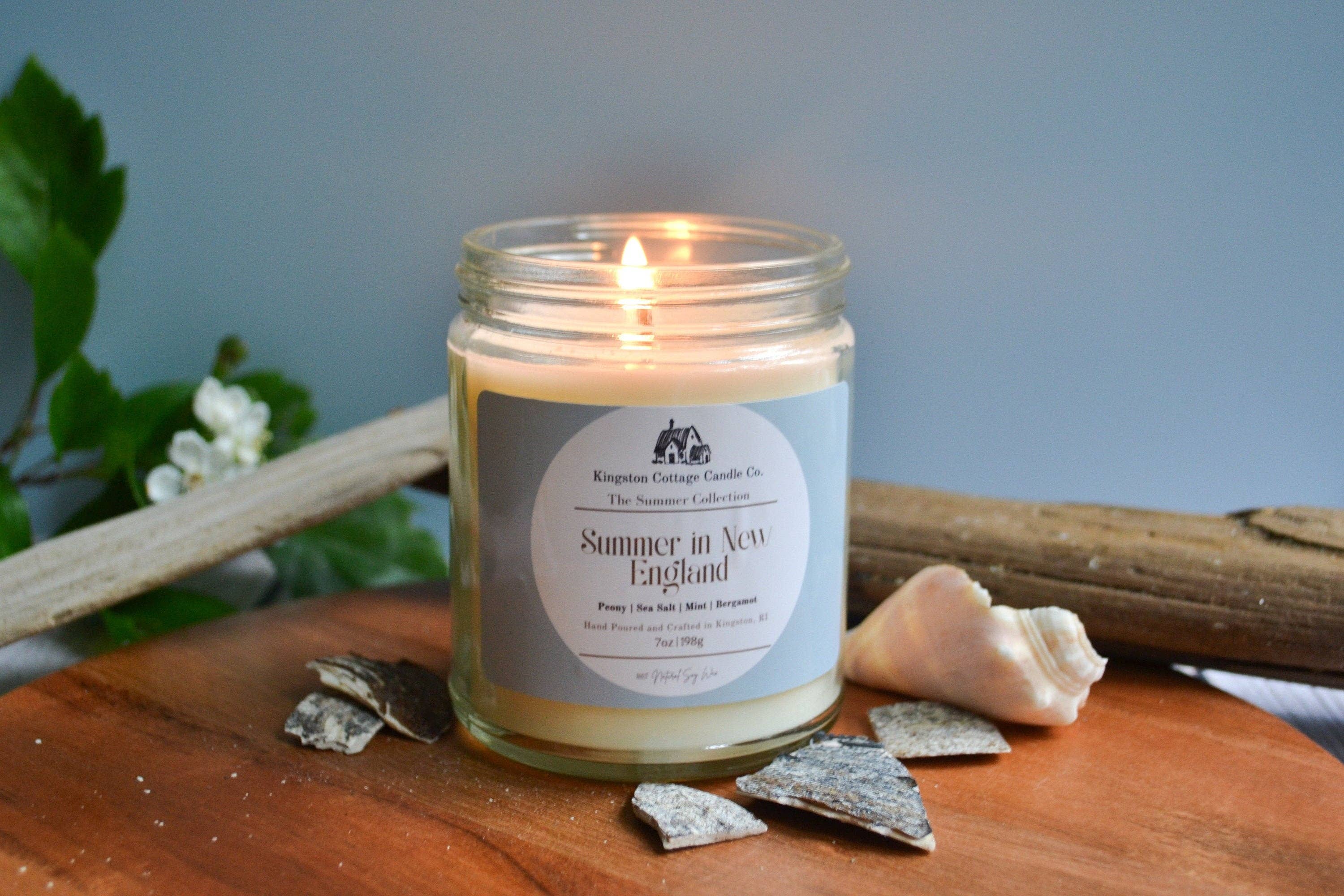 Kingston Cottage Candle Co. - Wholesale Jar/Filled Candle - Summer In New England Candle1