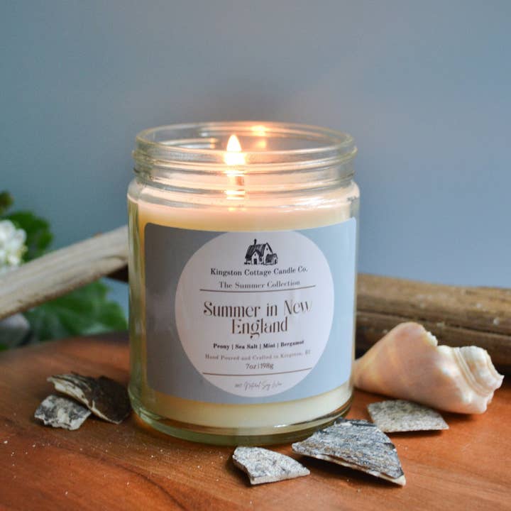 Kingston Cottage Candle Co. - Wholesale Jar/Filled Candle - Summer In New England Candle1