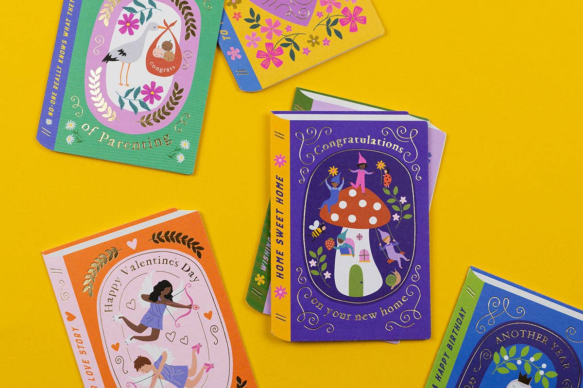 Mifkins – wholesale Baby card – Fairytale New Parents Card2