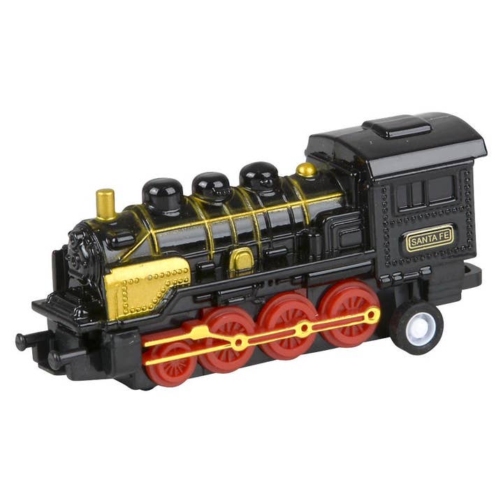 The Toy Network - Wholesale Toy Car/Truck - Kids - 2" Diecast Pull Back Mini Locomotive Train Set