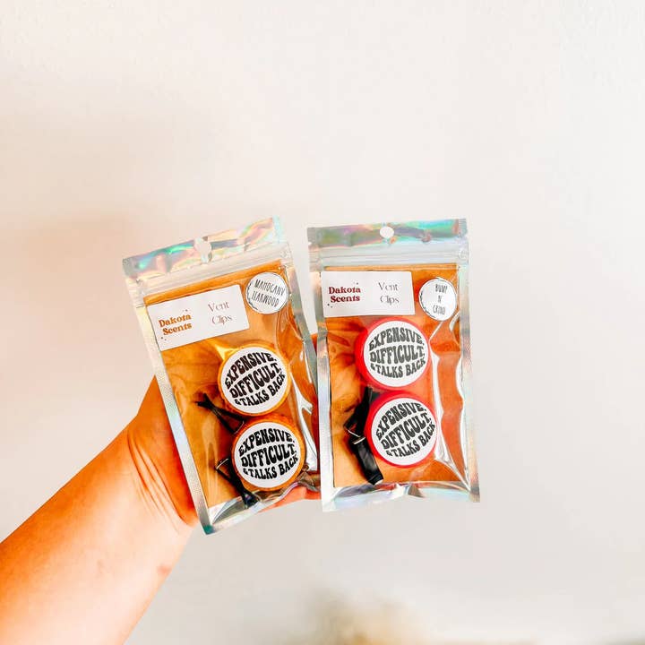 Dakota Scents Co - Wholesale Car Freshener - Women's - Expensive Difficult Vent Clips0