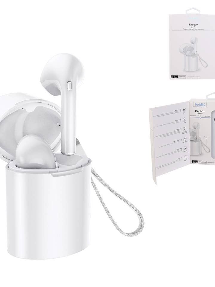 Auriculares Bluetooth Blancos para venta al por mayor de Sfeerpunt