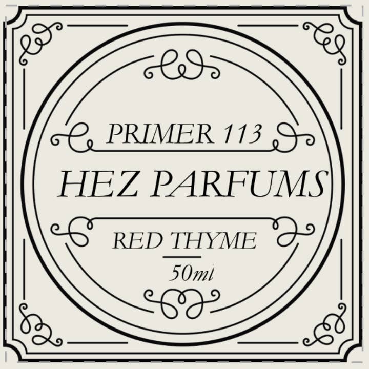 Primer 113 (Fragrance Enhancer) – RED THYME for wholesale by HEZ PARFUMS